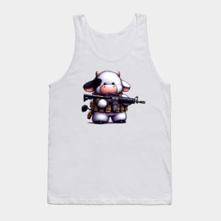 Fluffy Cow Tank Top